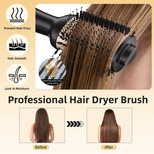 Sèche-cheveux professionnel pour salon et hôtel, 1200W, technologie ionique, 3 réglages de chaleur, séchage rapide, volumateur, styler, concentrateur - Product Image 4