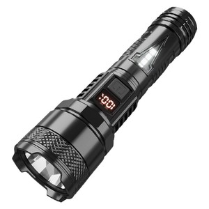 Rechargeable <b>Led</b> <b>Flashlight</b> With Digital Display Outdoor Portable High Brightness Aluminum Alloy Body - Product Image 2
