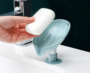 Piatto di sapone in plastica autodrenante in ABS resistente con <span class=keywords><strong>ventosa</strong></span> per uso domestico in cucina o <span class=keywords><strong>doccia</strong></span> - Product Image 3