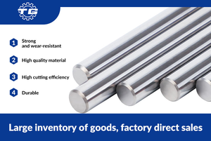 알루미늄, 주철, 강철의 가공에 적합한 Tg OEM/ODM 고체 탄화봉 그라운드 볼코 엔드 밀 광택 <span class=keywords><strong>10</strong></span>% 코발트 - Product Image 2