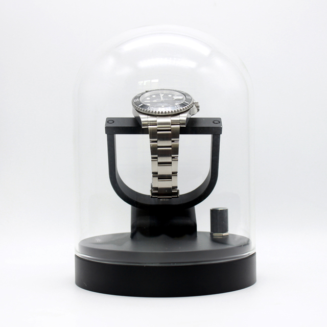Factory Wholesale Price Watch Winder Box Single Watch Winder Metal Watch Display
