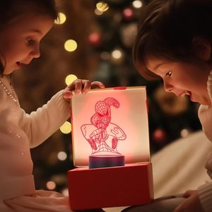 Lampe de bureau LED à illusion 3D optique avec panneau tactile, <span class=keywords><strong>design</strong></span> Art Déco, lumière LED en acrylique pour la décoration de la maison <span class=keywords><strong>et</strong></span> les cadeaux d'anniversaire - Product Image 2