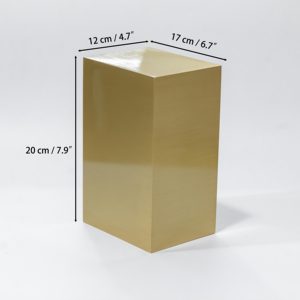 Премиальная, элегантная, прочная латунная урна в европейском стиле — индивидуальная гравировка и узор, персонализированный гроб для кремации. - Product Image 3