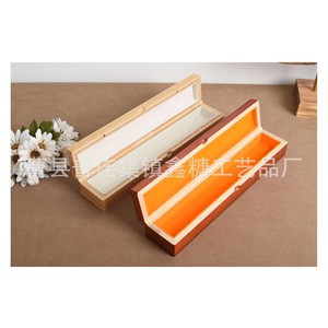 กล่องใส่เครื่องประดับไม้แบบพลิกได้ กล่องเก็บของไม้ไผ่สำหรับสร้อยคอ 25x7x5 ซม. กล่องบรรจุภัณฑ์ของขวัญ - Product Image 1