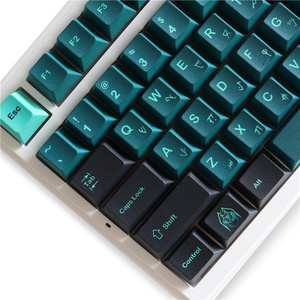 Diseño único <span class=keywords><strong>Terror</strong></span> debajo de las teclas Pbt 129 teclas Dye-Sub Cherry Profile Keycaps para 61/87/104/108 Mx Switch Teclado mecánico - Product Image 2