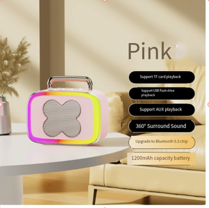Altoparlante RGB Colorato, Compatto, di Alta Qualità, ad Alto Volume, <span class=keywords><strong>Portatile</strong></span>, per Esterni, Casa, Regalo d'Atmosfera - Product Image 2