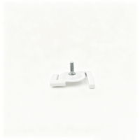 Clip en T métallique personnalisable à visser, compatible avec divers systèmes de suspension de câbles pour grille de plafond