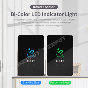 Trong Kho Nhanh Chóng Công Văn 12V Đèn LED Chỉ Số Touchless Hồng Ngoại Không Có Cảm Biến Cảm Ứng Yêu Cầu Thoát Cảm Biến Đẩy Nút - Product Image 3