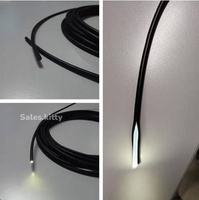 Fibre optique étanche IP68 2,0 mm Mitsubishi à extrémité lumineuse noire pour plafond étoilé de piscine