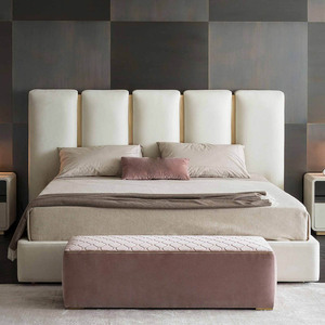 Italian <b>Bed</b> Manufacturer Hotel Luxury Bedroom Sets Bedroom Furniture Set Luxury King <b>Size</b> <b>Bed</b> Classic DV-B2893-03-RUGIANOS Bedro - Product Image 1