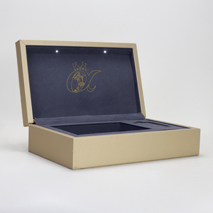 Boîte <span class=keywords><strong>en</strong></span> cuir personnalisée de luxe pour ensemble de soins de la peau, boîte cadeau <span class=keywords><strong>en</strong></span> <span class=keywords><strong>bois</strong></span> artisanale haut de gamme pour l'emballage de cosmétiques, boîte rigide de luxe - Product Image 6