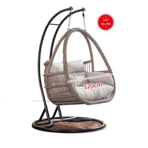 Sente-se confortavelmente e balanço Duas pessoas Best Garden Swing Cadeiras Outdoor Porch Hammock Balanços Cadeira com suporte