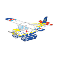 Jouets éducatifs, modèle d'avion volant en carton et mousse, série de chasseurs, puzzle 3D avec 33 pièces