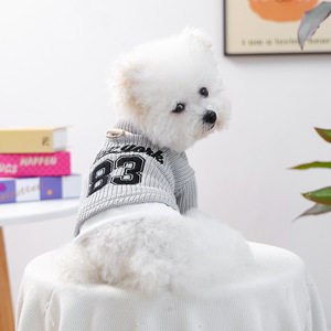 Nouveaux vêtements d'automne/hiver pour animaux de compagnie, pour petits chiens, chiots, chiens et chats heureux, sweat-shirt deux pièces chaud et confortable de New York - Product Image 1