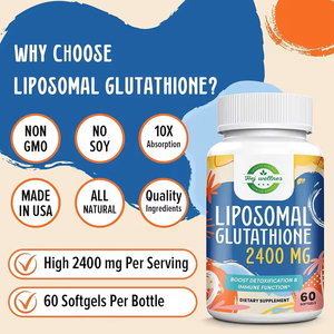 Glutathione liposomal L-Glutathione Supplément <span class=keywords><strong>Vitamine</strong></span> <span class=keywords><strong>C</strong></span> Maître Antioxydants Gélules Capsules - Product Image 3