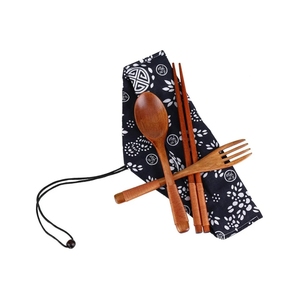 Juego de vajilla de madera de bambú sostenible al por mayor, logotipo personalizado, entrega rápida, utensilios personalizados del fabricante de Vietnam - Product Image 5