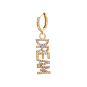 Boucles d'oreilles pendantes de luxe HAPPY LOVE <span class=keywords><strong>MAMA</strong></span> pour femmes, style européen et américain, serties de diamants, design long et exagéré, vente chaude - Product Image 1