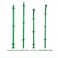 Tuteur de plante en FRP couleur personnalisée, tube flexible en fibre de verre à surface lisse pour tomates et légumes de jardin