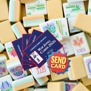 160 Fichas de Mahjong de Melamina Estilo Americano, de Lujo, Modernas y Lindas, de 4 Capas, para Juego y Entretenimiento, Regalo - Product Image 6