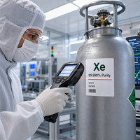Gas Xenón Certificado por DOT, Pureza 5N, para Uso Médico e Iluminación, Fabricante Verificado, Stock en Norteamérica