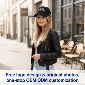 Cappellino da Baseball in Cotone a 6 Pannelli con Logo Personalizzato OEM ODM, Ricamo 3D 3,5 mm, Stile Vintage, Streetwear, Moda, MOQ Basso, Consegna Rapida - Product Image 3
