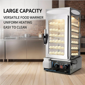 Oferta Caliente: Máquina Eléctrica Comercial de Acero Inoxidable Ecológica para Calentar y Exhibir Alimentos, Vaporera de Bao Bun, Precio al por Mayor - Product Image 5