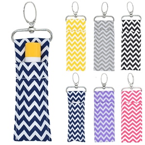 Modern Eco-Friendly Lipstick Pouch with Key Chain Single <b>Lady</b> Style Beauty Accessory Bag Portable Open Closure - Product Image 5