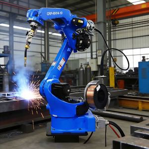 Bras de soudage robotisé MIG industriel à 6 axes, robot soudeur automatique, manipulateur pour la ligne de production de transformation des métaux - Product Image 6