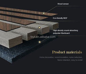 Acquista Bubo Pannello acustico akupanel da esterno akupanel da parete in legno di quercia bianca 10 piedi per la chiesa - Product Image 5