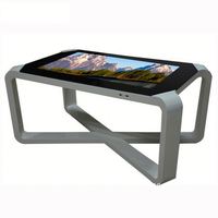 Kiosque publicitaire tout-en-un 43 pouces avec écran tactile pour affichage de texte en intérieur, support sur pied pour magasin de détail, signalétique directionnelle pour ascenseur