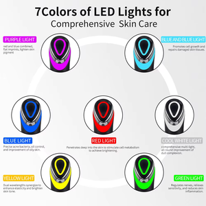 Appareil de beauté multifonctionnel anti-rides Appareil de soins de la peau Luminothérapie Microcourant Visage Eye <span class=keywords><strong>Massager</strong></span> - Product Image 4