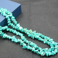 Perles en pierre naturelle, Long brin 80cm 32 pouces irrégulier rose cristal blanc Turquoise opale oeil de tigre agate rouge