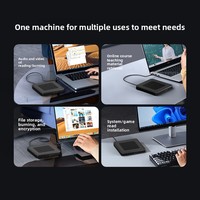 Unidad de DVD Externa Tipo Bandeja para Teléfonos Móviles, Tabletas y Portátiles, Reproductor de Discos USB 3.0, Compatible con Grabación de DVD-RW