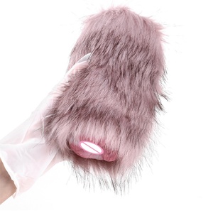 New Style Male Masturbation Cup With Artificial Fur Realistic Vagina Pocket Pussy Furry Silicone Masturbator Sex <b>Toy</b> <b>for</b> <b>Men</b> - Product Image 2