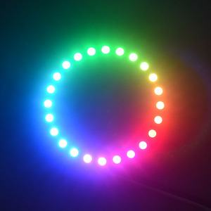 Điểm Ảnh WS2812B Vòng 1 <span class=keywords><strong>8</strong></span> 12 16 24 32 40 48 60 93 241 LEDs <span class=keywords><strong>WS2812</strong></span> SK6812 5050 RGB Vòng LED WS2811 Ic Built-In RGB DC5V - Product Image 6