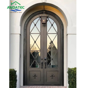 Porte en <span class=keywords><strong>fer</strong></span> forgé de style européen Portes en acier galvanisé Porte rapide motorisée - Product Image 4