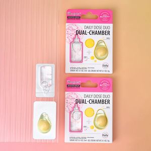 Nuevo Set de Viaje para el Cuidado de la Piel: Suero Facial Antienvejecimiento e Iluminador de Doble Compartimento y Crema, Dosis Diaria Dúo - Product Image 1