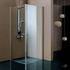 Coin de porte de <span class=keywords><strong>douche</strong></span> carré moderne en verre sans cadre <span class=keywords><strong>Cabine</strong></span> de <span class=keywords><strong>douche</strong></span> transparente - Product Image 5