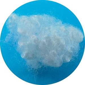 Fibre discontinue de polyester conjugué creux de la Vierge 7D 64mm HCS pour le remplissage meilleure usine chinoise de fibre de remplissage de qualité pour la fabrication - Product Image 5