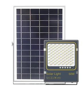 Fonction étanche écologique IP66 50W 100W 200W 300W Smart Garden Home Outdoor Intelligent Remote Led Solar Flood Light - Product Image 1