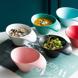 <span class=keywords><strong>Ciotola</strong></span> in Ceramica Creativa a Forma di Stoviglie d'Albergo, Stile Nordico INS, <span class=keywords><strong>Ciotola</strong></span> per Insalata da Ristorante, Piatto per Condimenti, Arredamento per la Casa - Product Image 2
