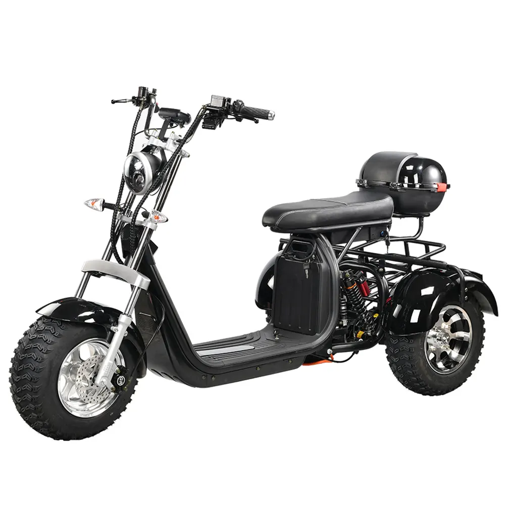 EHoodax fabrika outlet 60v 1500w 2000w güvenlik motor elektrikli üç teker bisikletler 3 üç tekerlekli moto scooter yüksek kalite