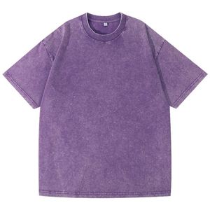 เสื้อยืดผู้ชายคุณภาพสูง สวมใส่สบาย น้ำหนัก 230 กรัม ผ้าฝ้ายแท้ 100% ทรงลำลอง ซักย้อมสีแบบแอซิดวอช พร้อมสกรีนโลโก้ตามสั่ง ขายส่ง - Product Image 4