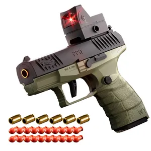 SIG 17 פליטת מעטפת אקדח צעצוע כדור רך לילד למבוגרים ילדים אקדח פלסטיק שחור אקדח קטן צעצועי משחק חיצוני