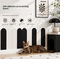 Protecteur mural vertical auto-adhésif PetJoy en feutre pour canapé, tapis anti-griffures et résistant à l'usure pour chats, usage intérieur