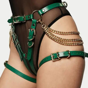 Arnés de pierna para mujer, elástico Sexy liguero, negro, cintura alta, Bondage, Pantie, lencería, cinturones de <span class=keywords><strong>castidad</strong></span> para hombres y <span class=keywords><strong>mujeres</strong></span> - Product Image 3