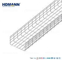 Hdmann NEMA Certified Heavy Duty Hot Dip Galvanized Carbon Steel Wire Mesh Cable Tray for Industrial Power Distribution