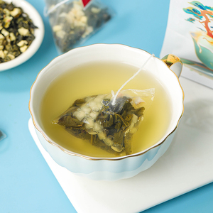Sachets de thé à l'infusion d'herbes au litchi et au <span class=keywords><strong>oolong</strong></span> |   Mélange de saveurs naturelles fait à la main de qualité supérieure certifié ISO <span class=keywords><strong>Bienfaits</strong></span> pour le bien-être Apaisant - Product Image 4