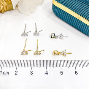 Ensemble de bijoux fantaisie en argent et or S925, accessoires DIY avec perles et pendentifs, avec support vide 9329 - Product Image 4