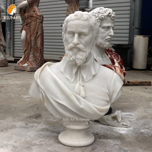 Statue de <span class=keywords><strong>buste</strong></span> masculin <span class=keywords><strong>romain</strong></span> en marbre blanc classique, design personnalisé MILY, <span class=keywords><strong>à</strong></span> <span class=keywords><strong>vendre</strong></span> - Product Image 5
